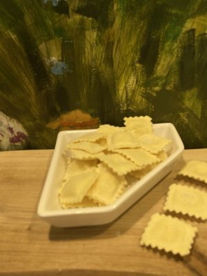 pâtes farcies aubergines parmesan part de 150g